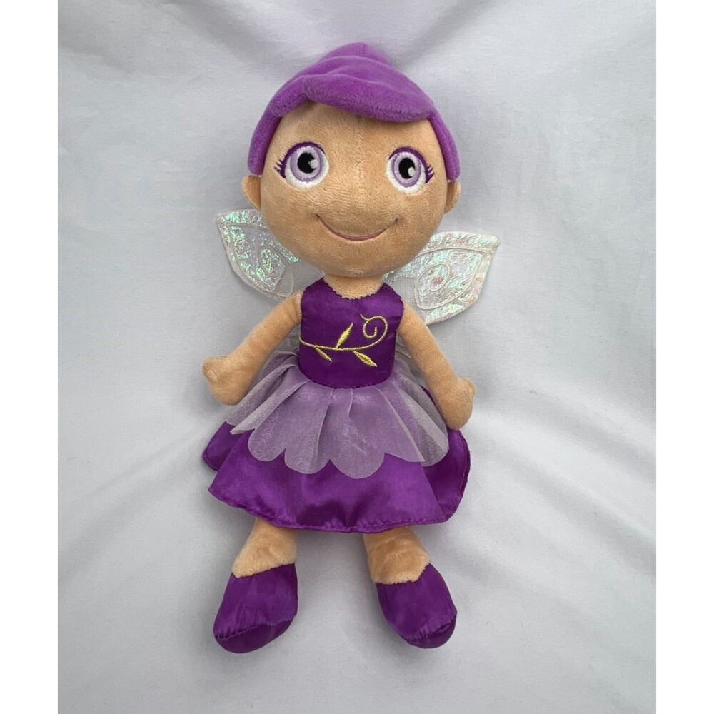 2014 Hallmark Birthstone 12" Fairy Plush Stuffed Doll February Birthday Purple